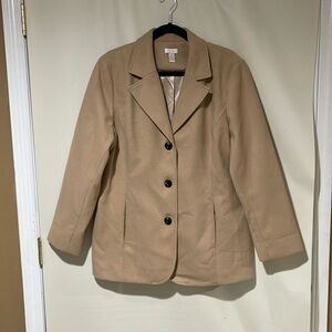 Chico's Tan Pea Coat